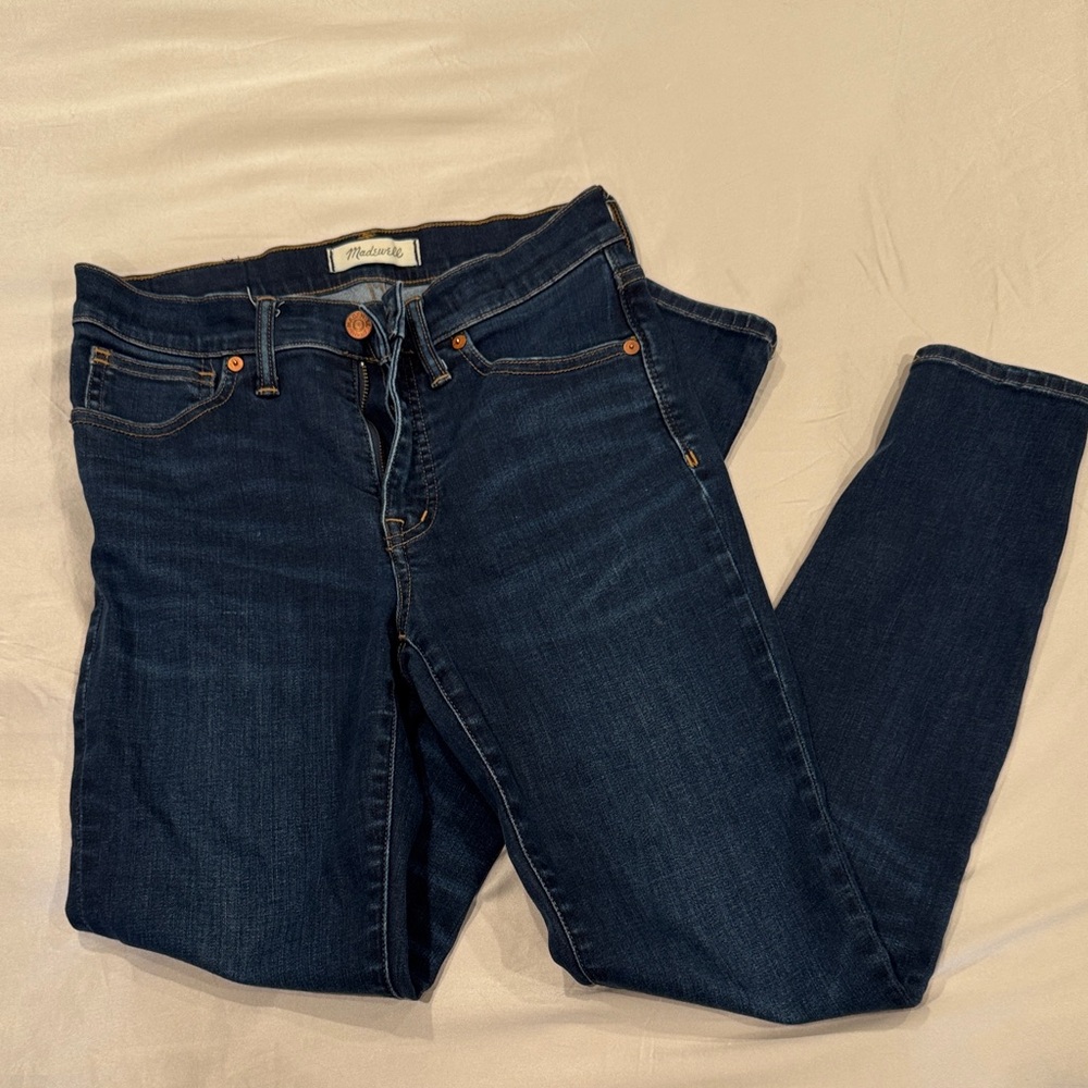 Madewell Women's Deep Blue Skinny Jeans